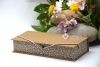 Schachtel mit Klappdeckel ca. 21x10x4cm | Leo | braun beige | Art. Nr. 97040703